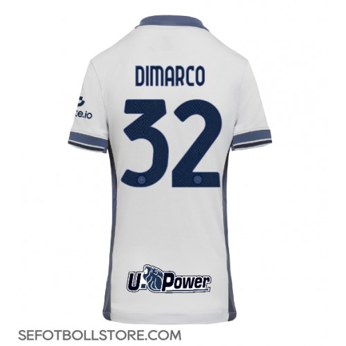 Inter Milan Federico Dimarco #32 Replika Bortatröja Dam 2024-25 Kortärmad